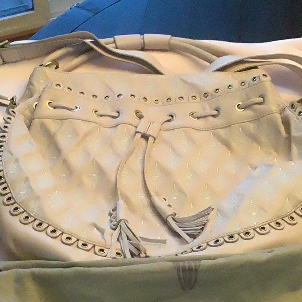 ISAABELLA FIORE color cream handbag
